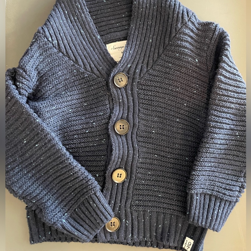 Shawl collar sweater